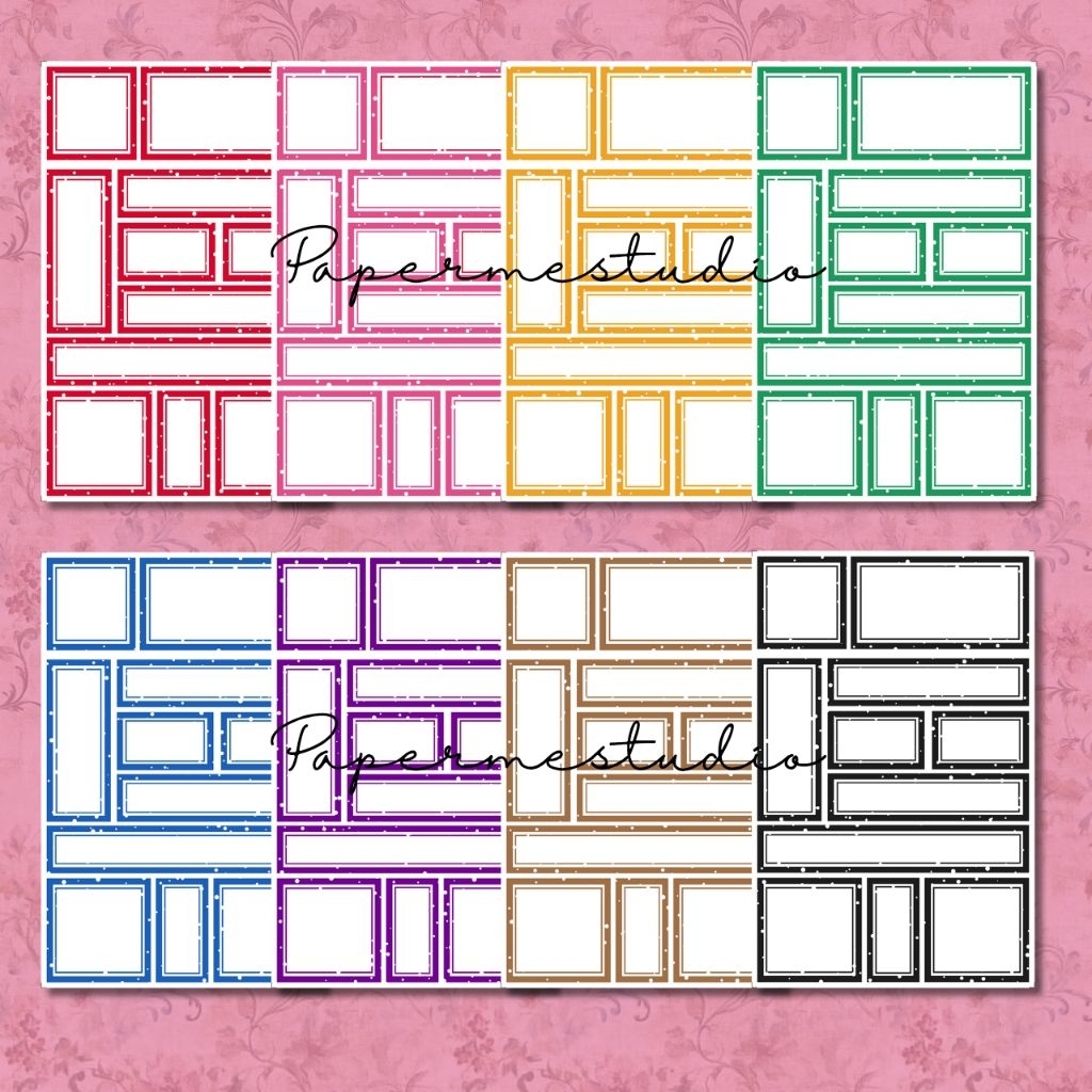 

STICKER DECO - sticker journaling aesthetic keren cantik dekorasi buku jurnal PME