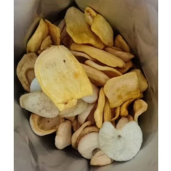 

Keripik Buah Mix ( Nangka,Apel,Salak) renyah dan manis 250 gram