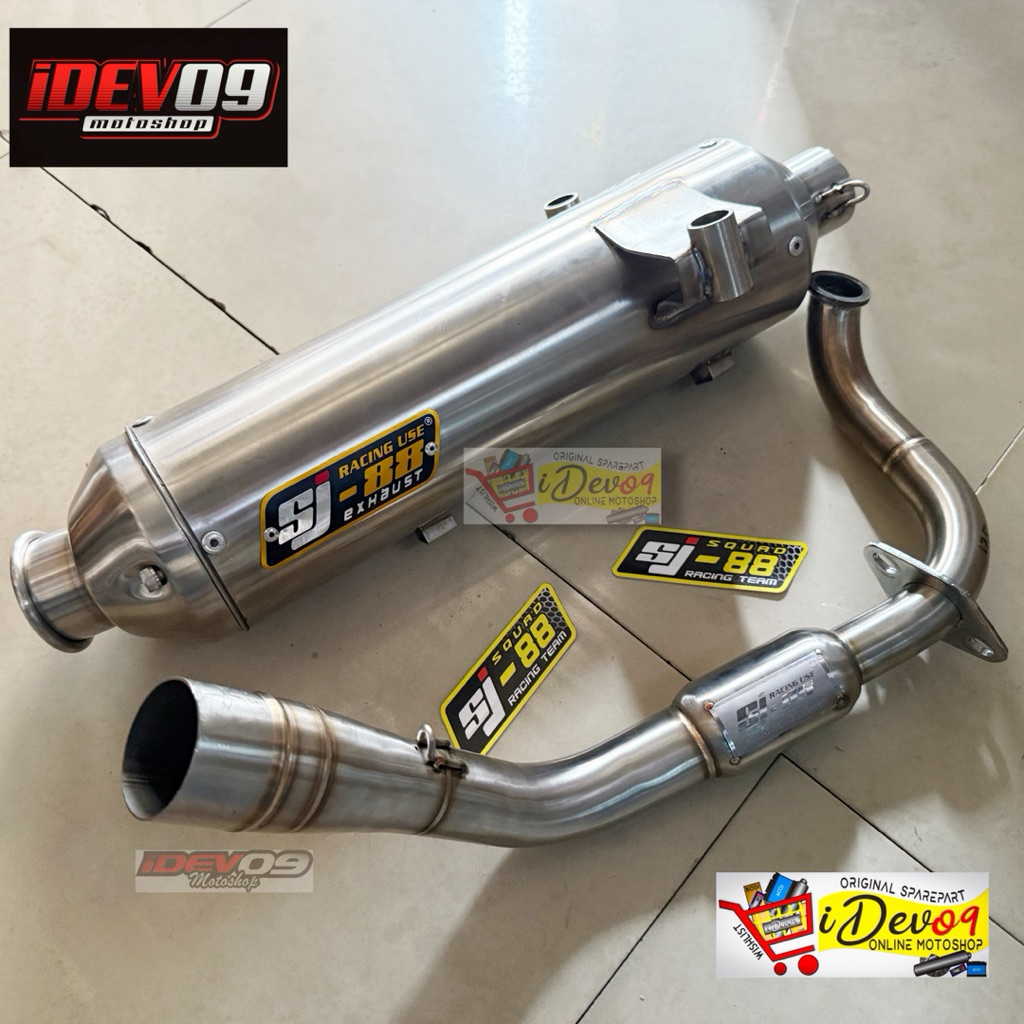 Knalpot Pipa Silincer Canister Original Sj88 Vario Click 150 OLD