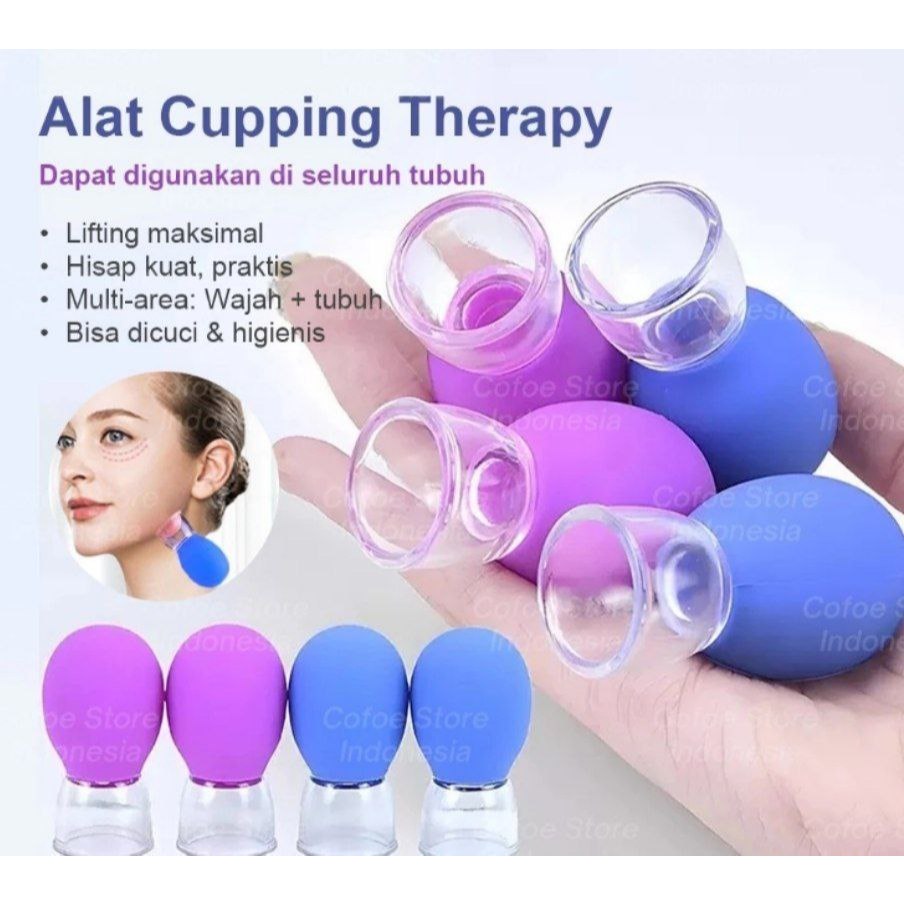 Alat bekam silikon /Cupping Wajah /Bekam Vakum Wajah Tabs