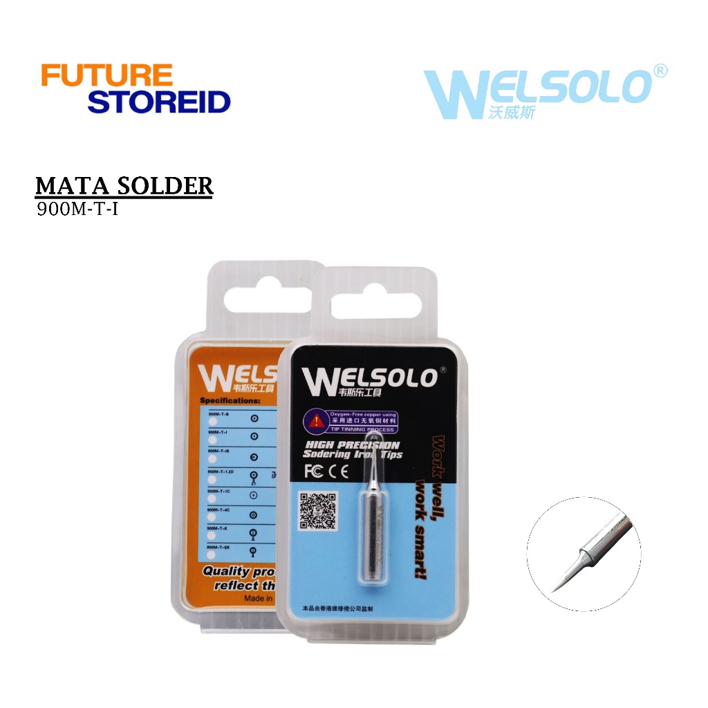 Welsolo 900M-T-I Mata Solder Station Lead Free Lurus Original