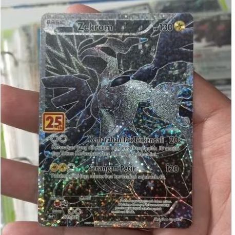 zekrom 25th tcg. indo ver.