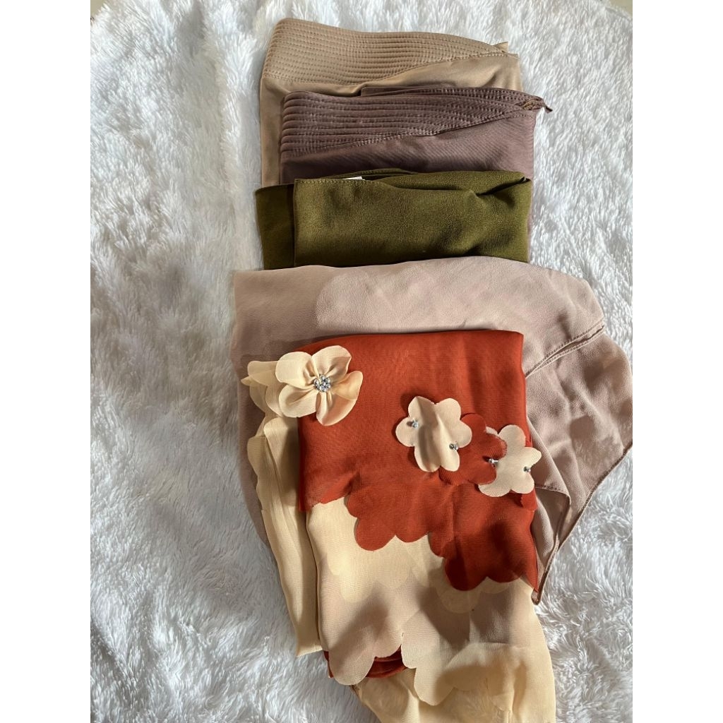 preloved hijab bergo / hijab segi3 inner / preloved bergo pet