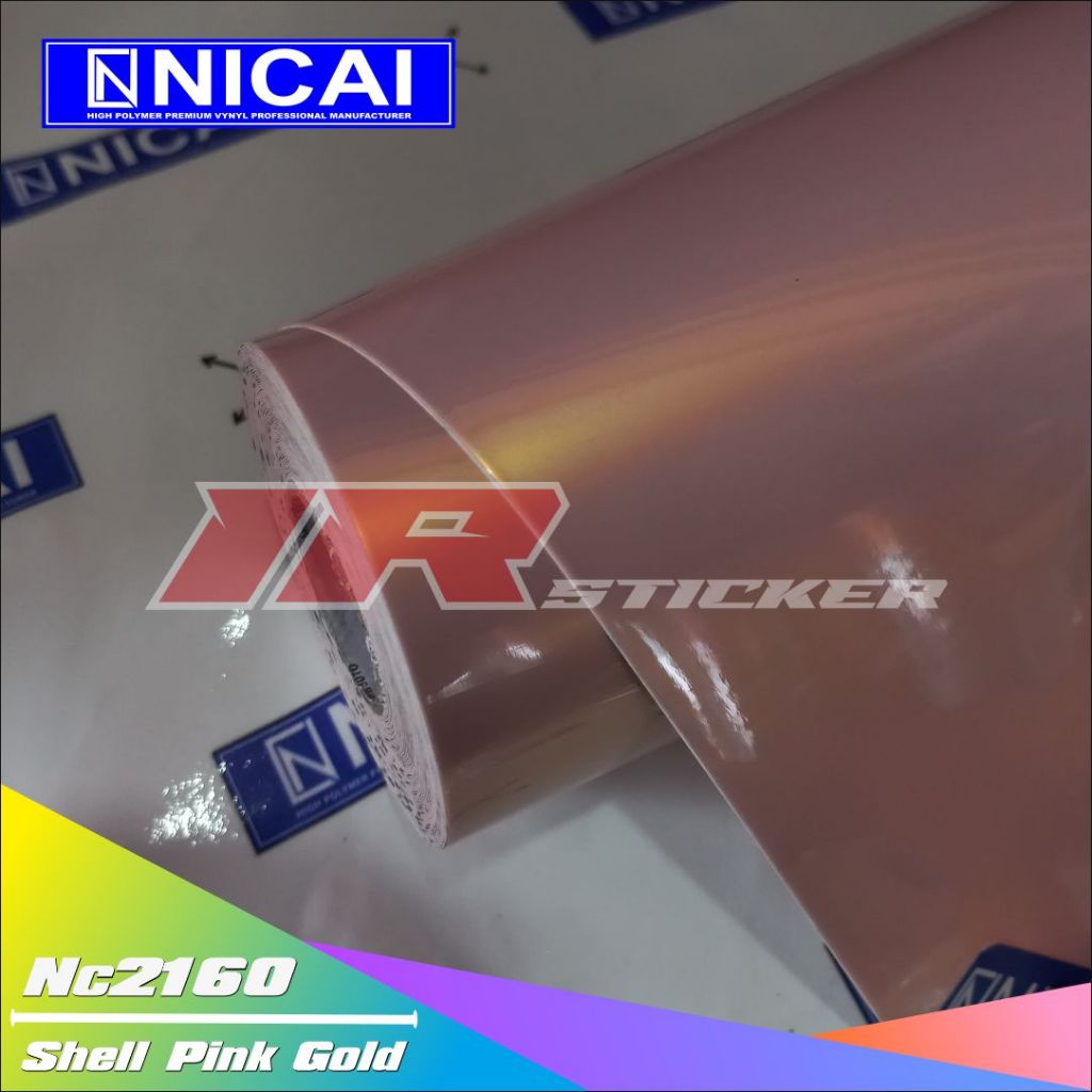 Sticker Skotlite Magic Shell Pink Gold Nicai Premium [ROLL]
