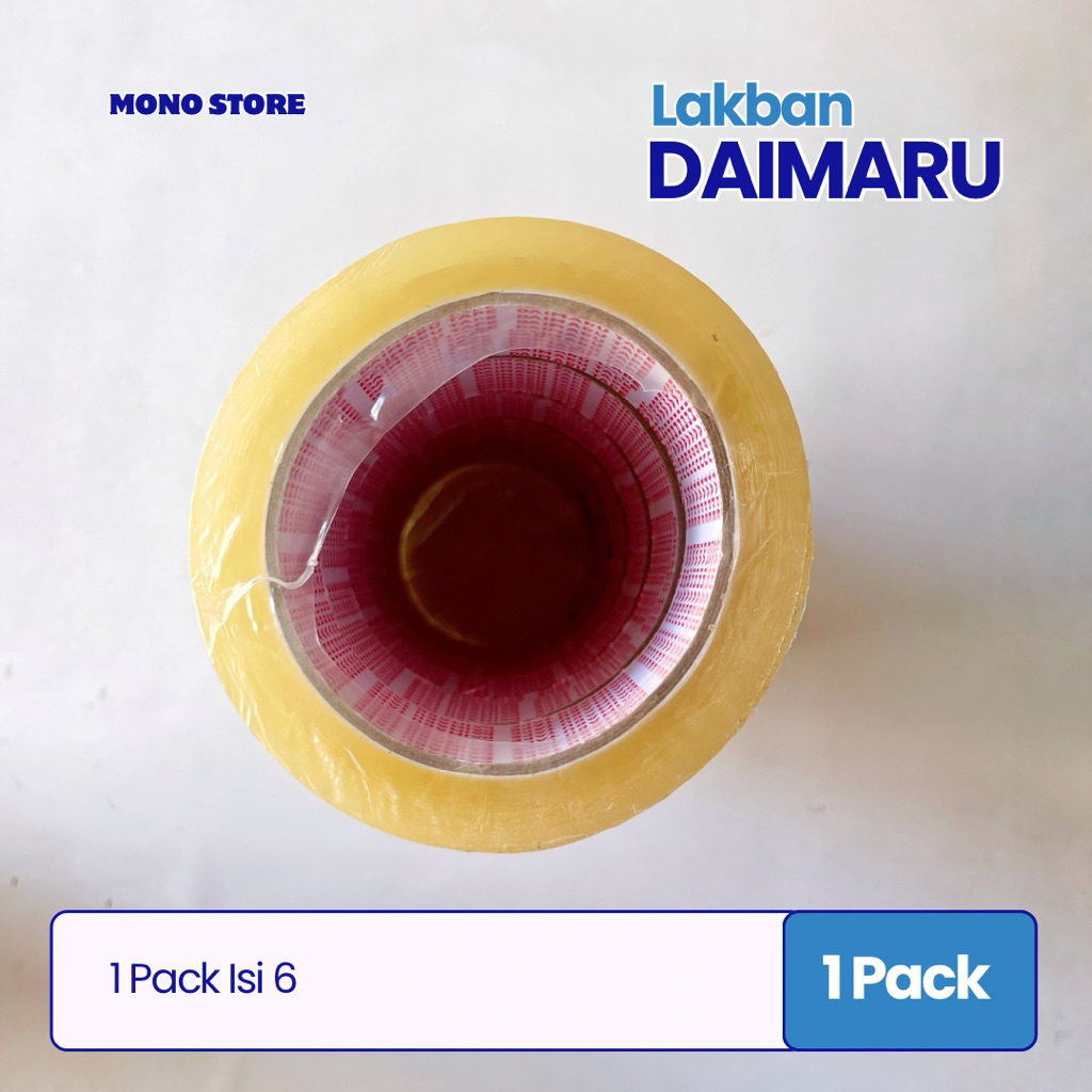 

[1 Pcs] Daimaru Tape 24mm 72 Yard / Lakban Bening Daimaru