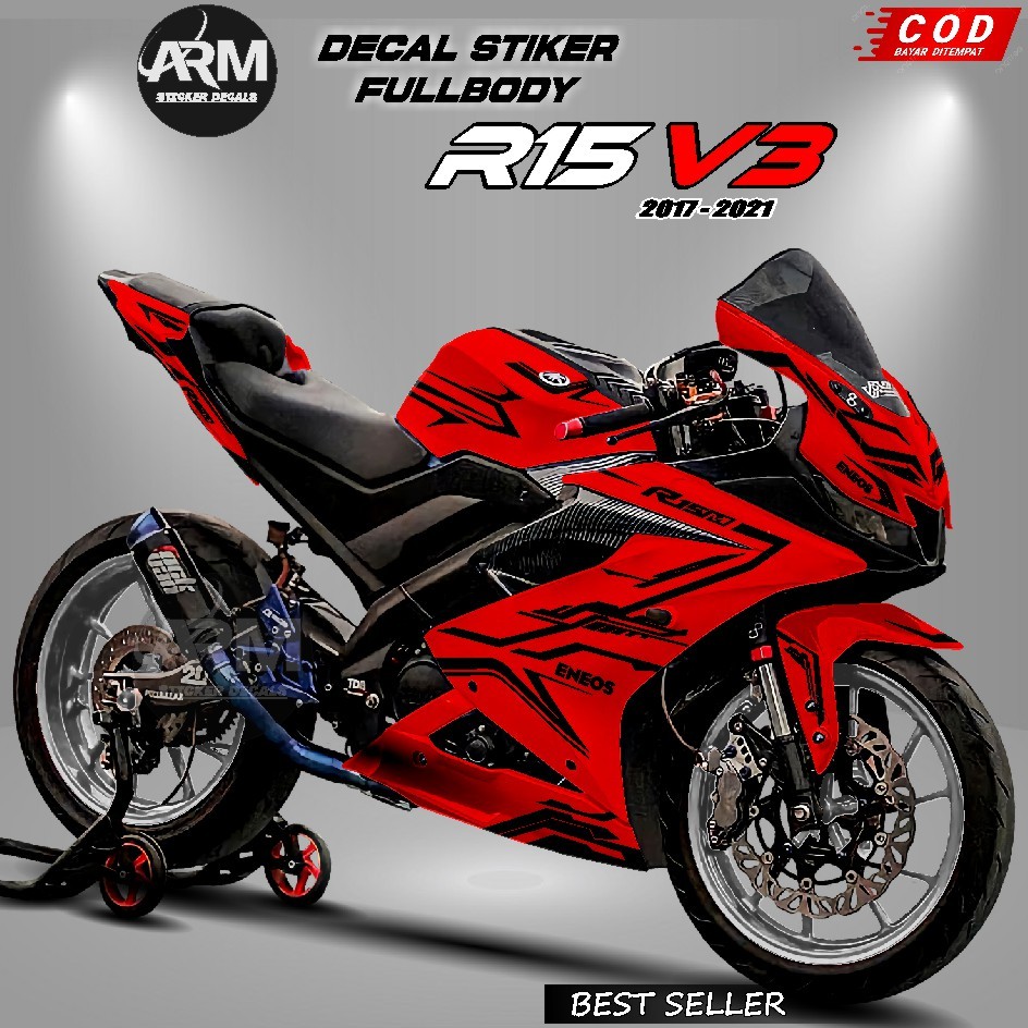 Decal R15 V3 Full Body Sticker for Yamaha R15 V3 Matrixline Full Body Decal