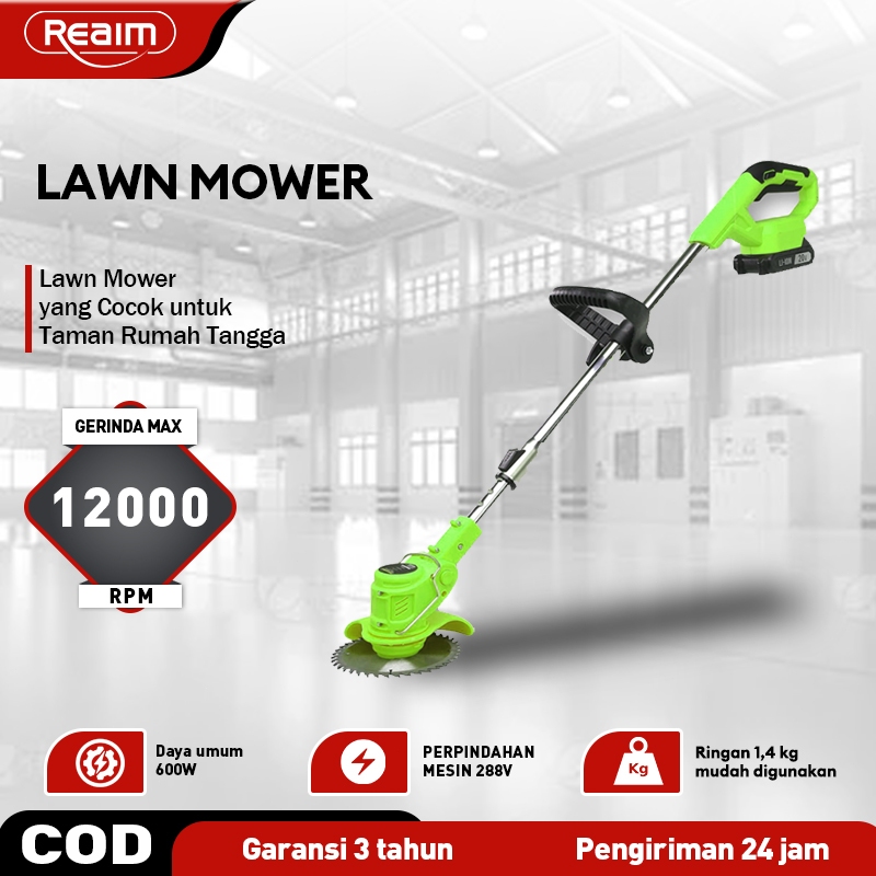 Reaim mesin potong rumput baterai makita mesin pemotong rumput terbaik