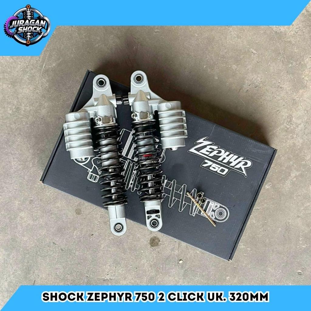 Shock Zephyr 750 2 Click Fungsi 320mm Shock RX King Megapro CB GL Tiger Shock Zephyr Tabung Fungsi