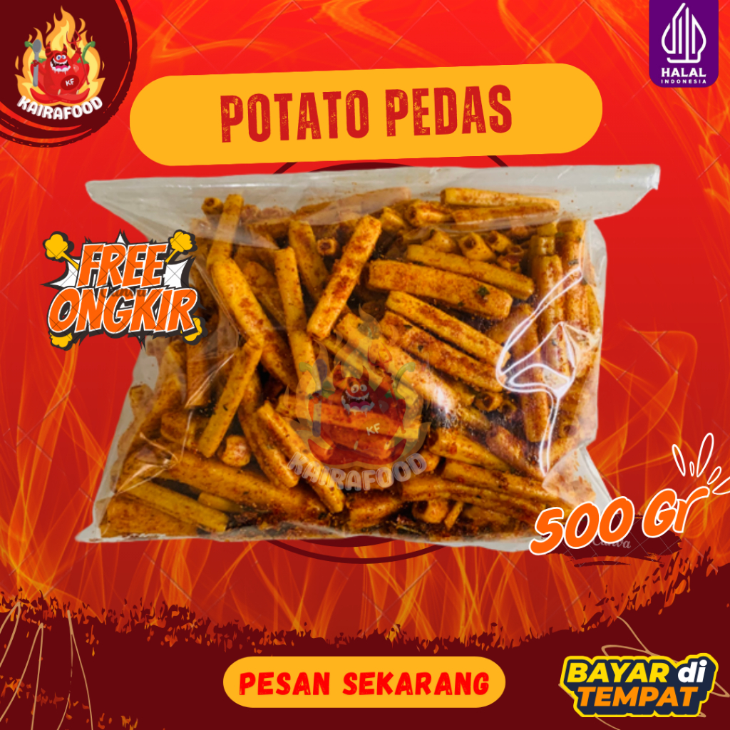 

500 GR POTATO PEDAS DAUN JERUK
