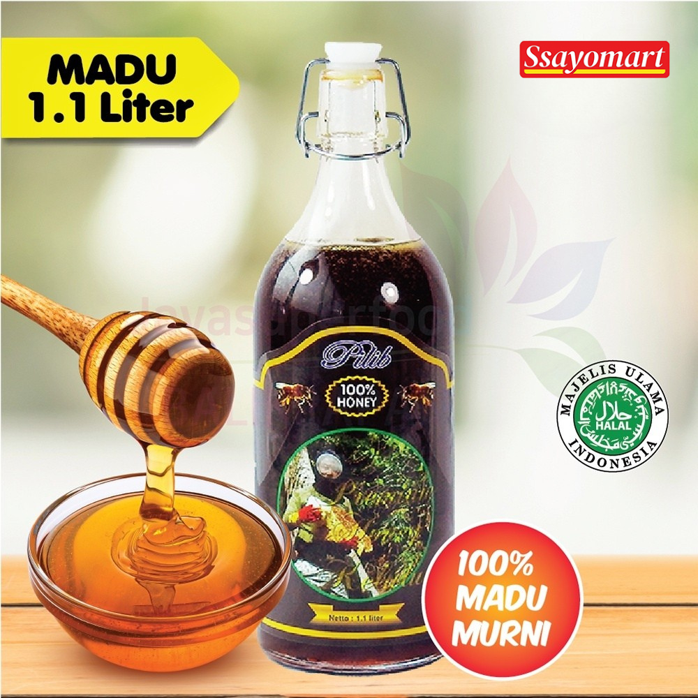 

MADU KELULUT ASLI 1 LITER / PREMIUM HONEY KELULUT