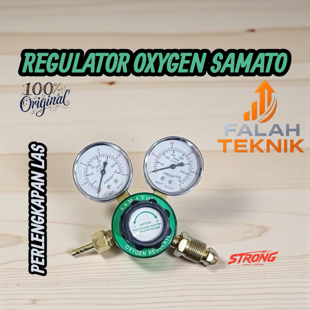 Regulator Las Oksigen SAMATO OR-80 Regulator Tabung Las Oxygen Las Karbit