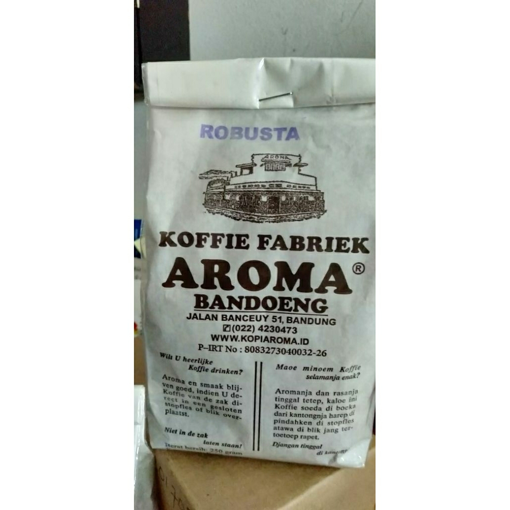 

Kopi Aroma Robusta asli Bandung 250 gr