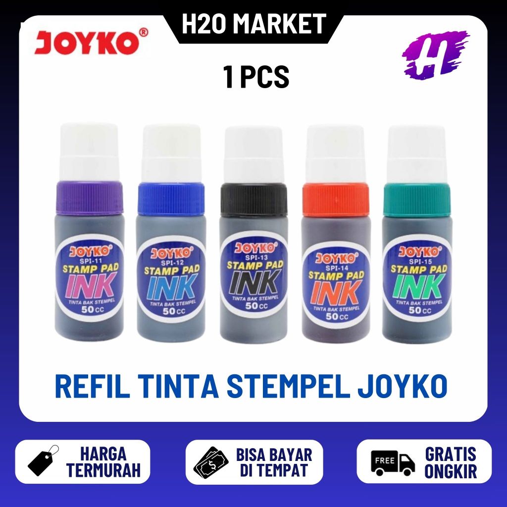 

❤️H2O❤️ (1 Biji) Joyko Stamp Pad Ink Refill Tinta Stempel Joyko SPI-11 SPI-12 SPI-13 SPI-14 SPI-15 / Joyko SPI-11 / Joyko SPI 11 / Joyko SPI11
