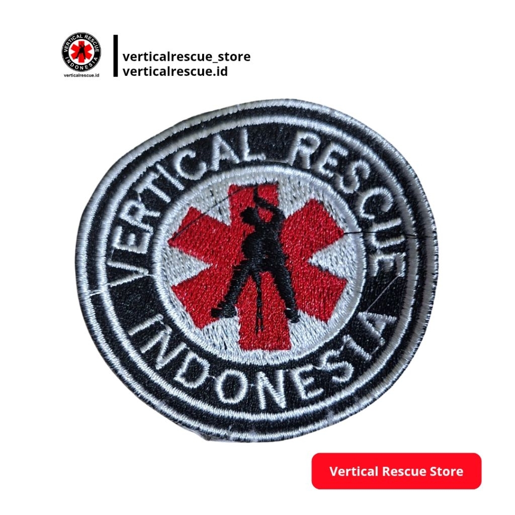 Bordiran Logo Vertical Rescue Indonesia