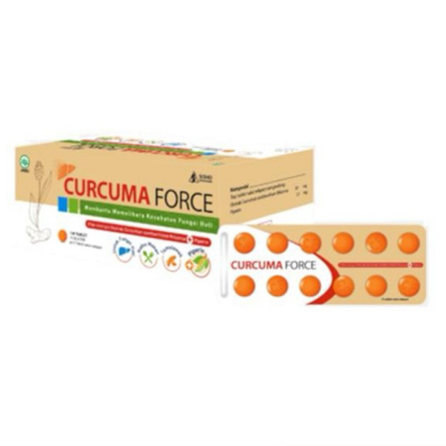 Curcuma Force - Vitamin & Suplemen Jantung & Hati