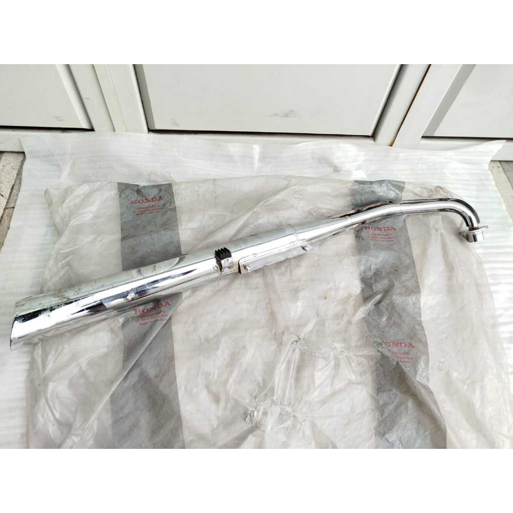 KNALPOT KENALPOT MUFFLER STANDAR HONDA ASTREA STAR ORIGINAL ORISINIL ORI ASLI AHM NOS 18350-GN8-970
