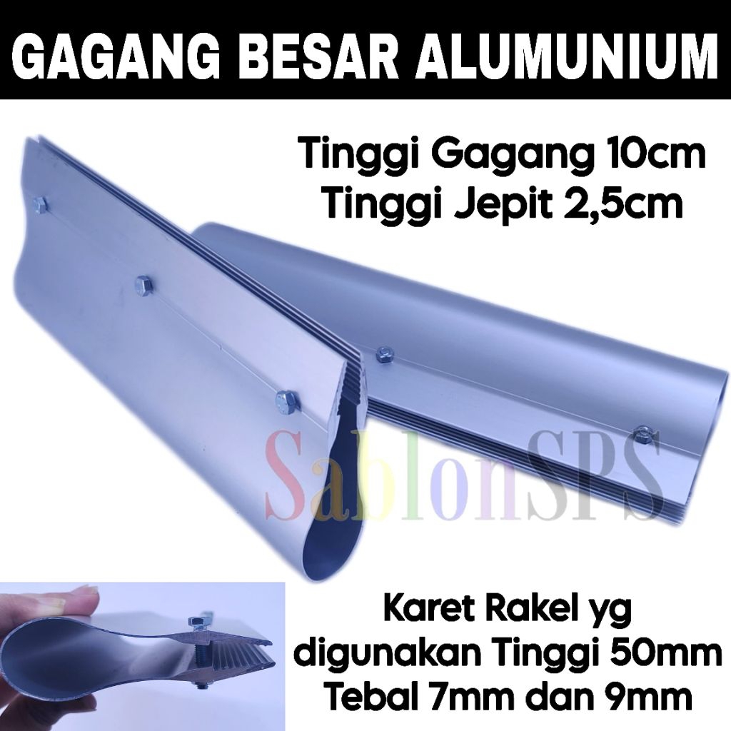 

GAGANG RAKEL BESAR ALUMUNIUM POLOS SABLON 30CM BAUT LUAR