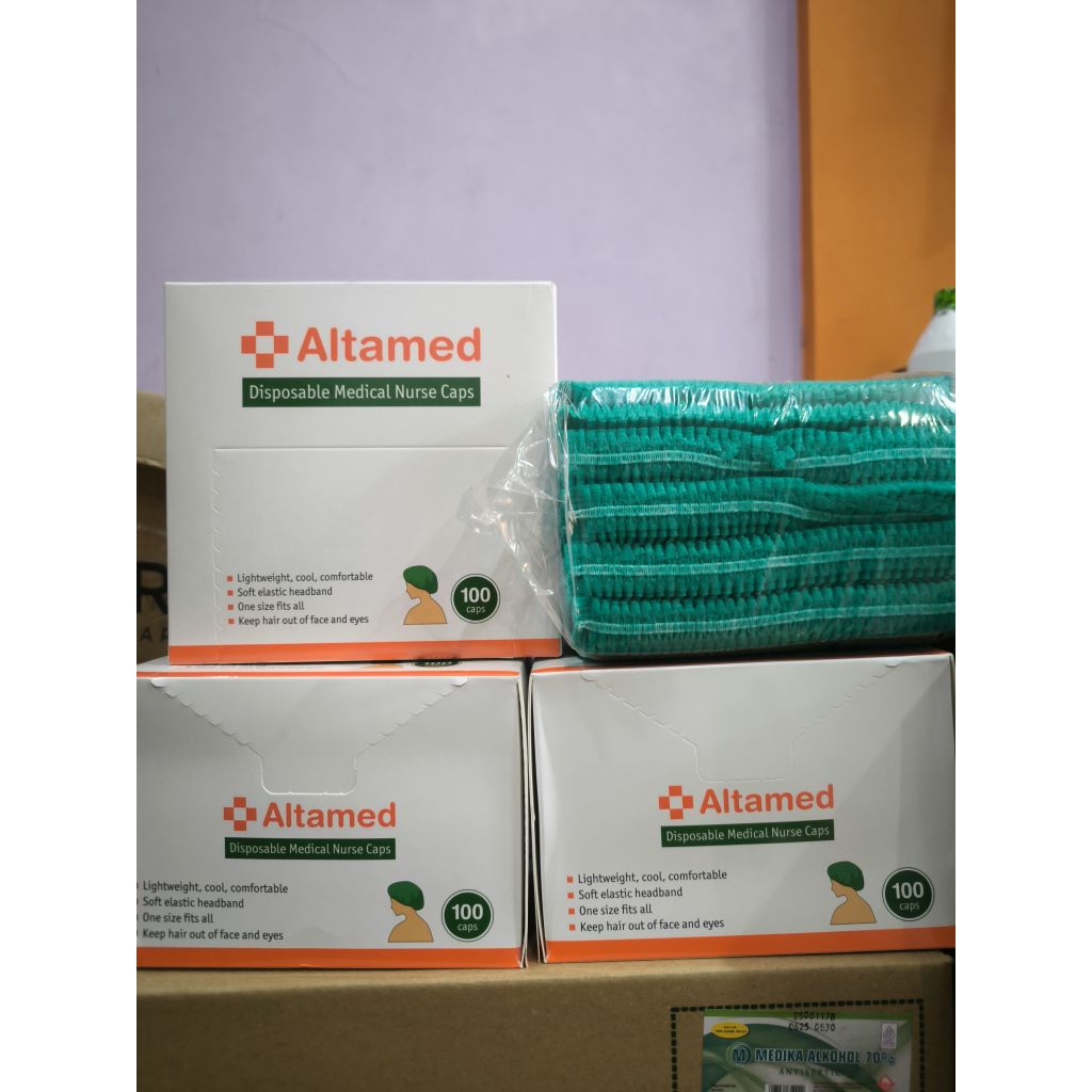 Penutup Kepala Medis Altamed / Nursecap Altamed / Hairnet Altamed ( 100pcs )