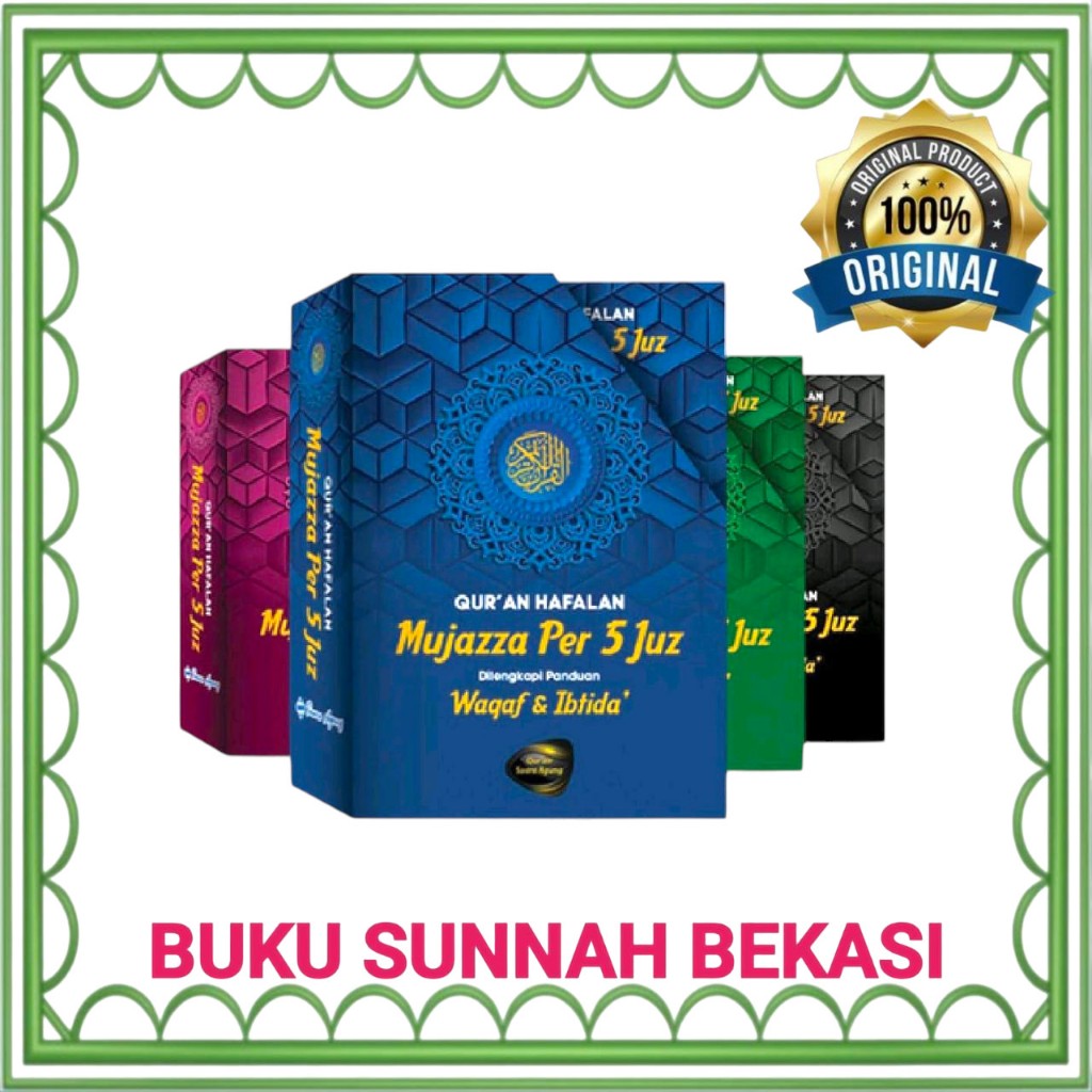 SUARA AGUNG | Mushaf Al Quran Hafalan Per 5 Juz | Al Quran Hafalan Mujazza Per 5 Juz | SAKU