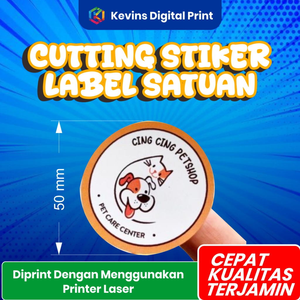 

Stiker Label UMKM/Komunitas 5 CM | SATUAN Cromo Glossy