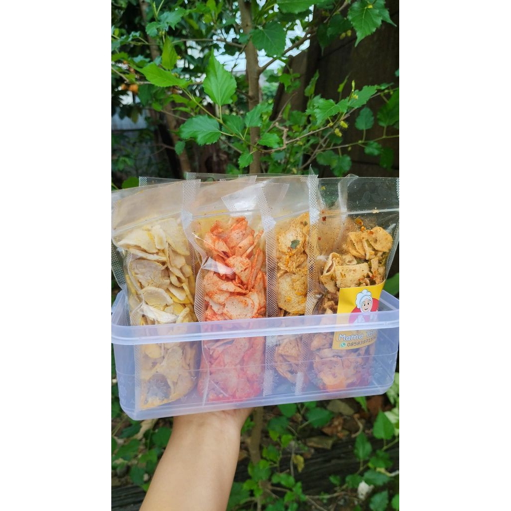 

Keripik Basreng Chili Oil Berat 500 gr