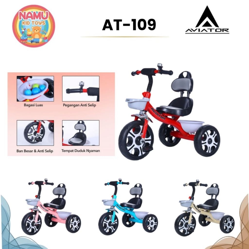 AVIATOR AT-109 SEPEDA ANAK RODA TIGA