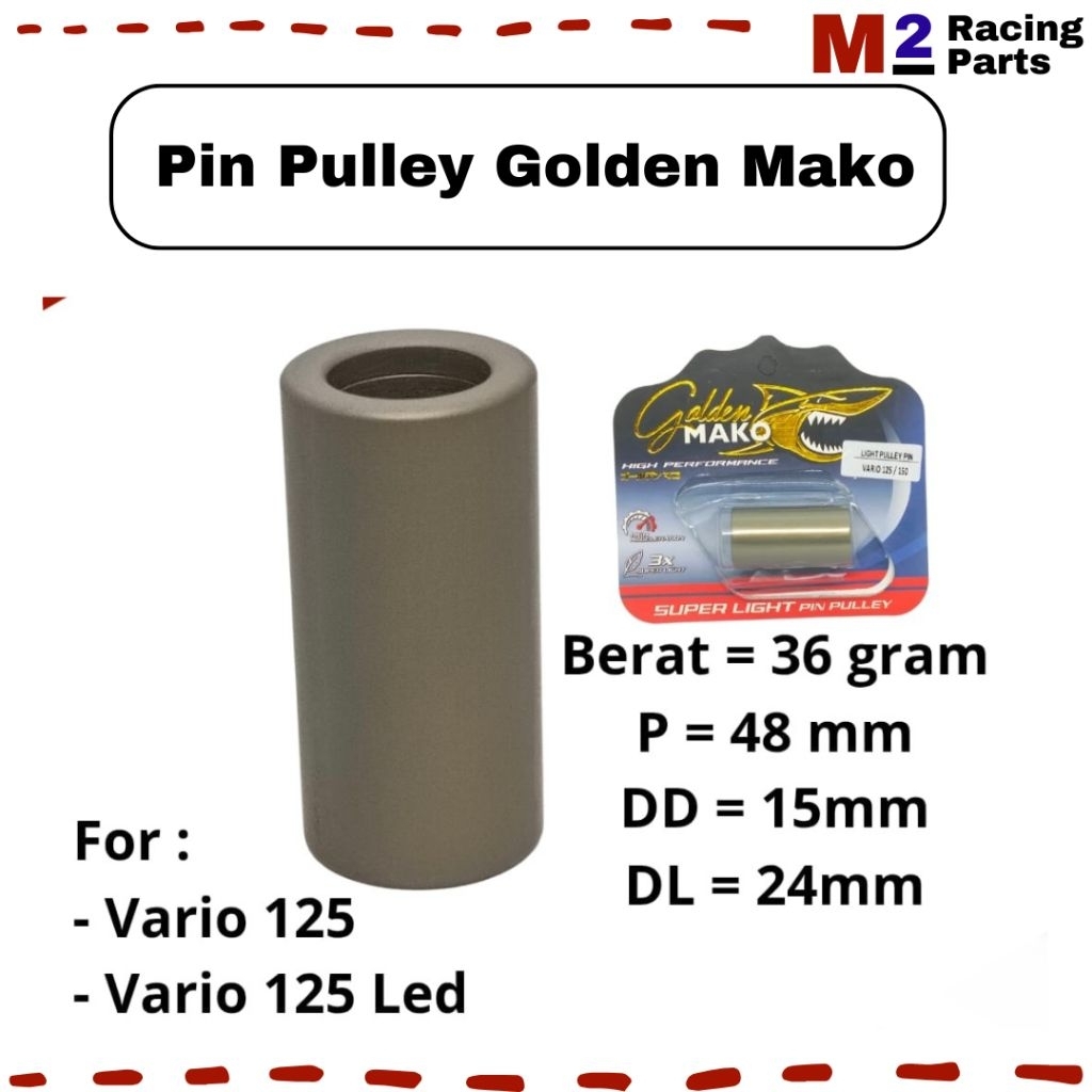 Pin Pulley Golden Mako Superlight Vario 125 Vario 150