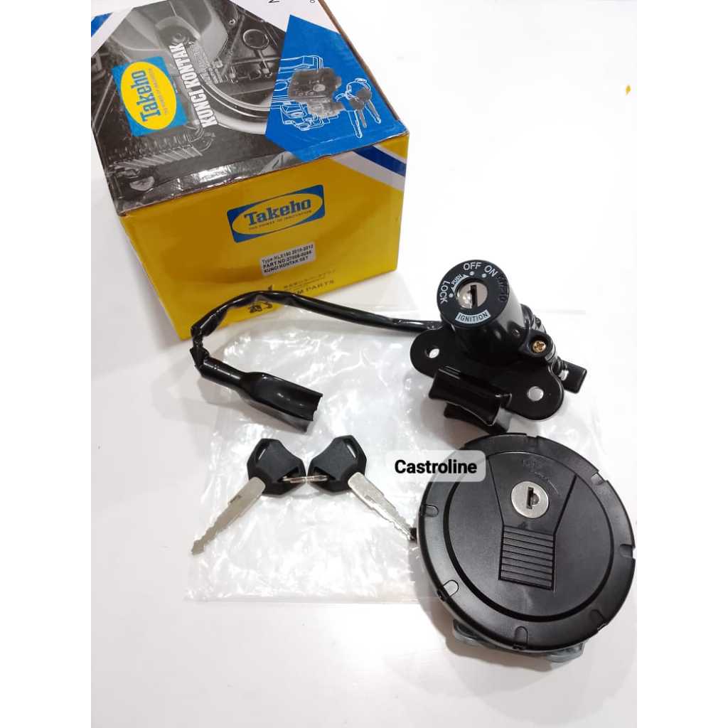 KUNCI KONTAK ASSY KLX 150 2010 - 2012 KEY SET MOTOR TAKEHO