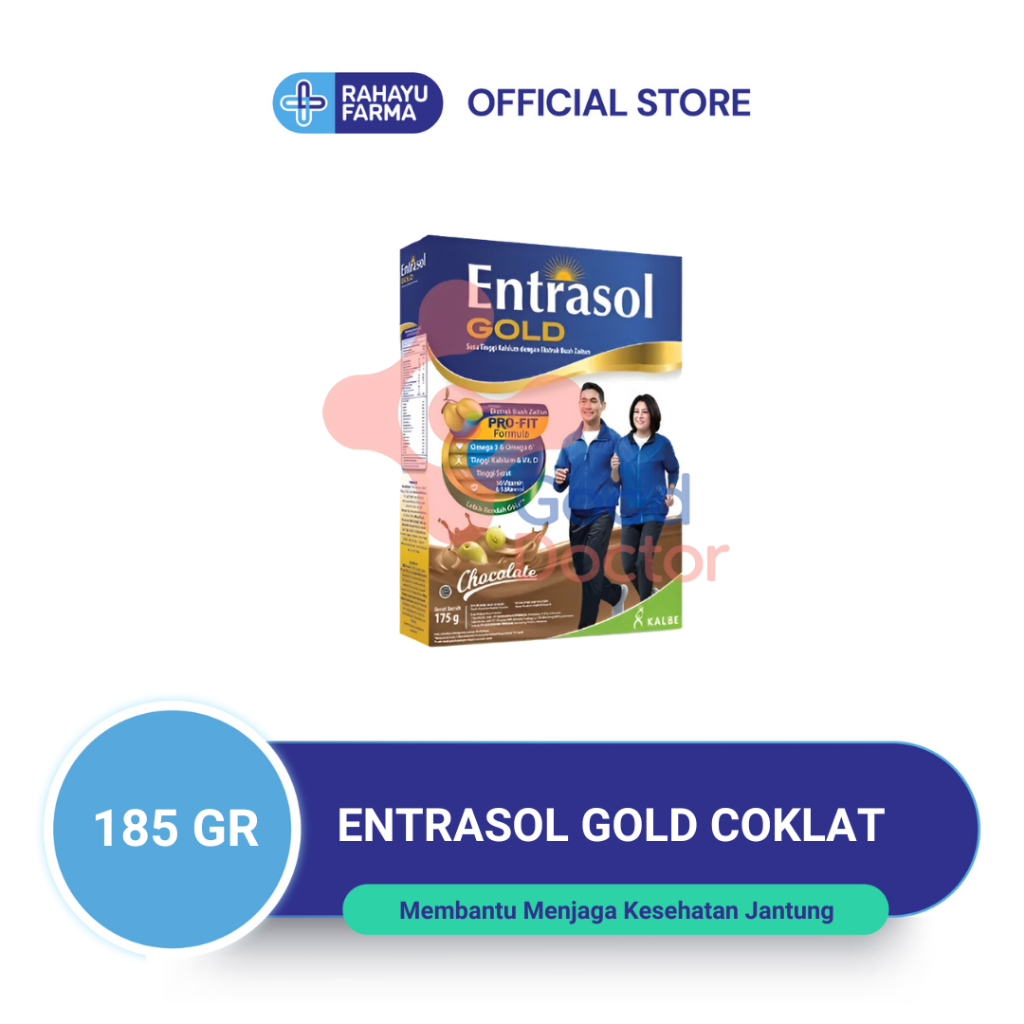 

ENTRASOL GOLD 185 GR COKLAT – untuk usia 50+ mendukung kesehatan tulang & jantung.