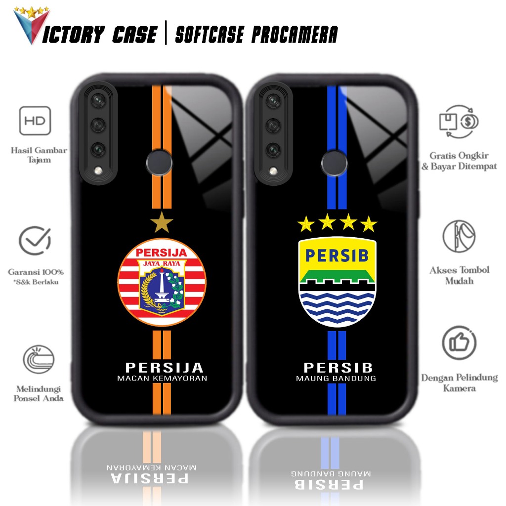 Case Premium Compatible For HUAWEI Y6P 2020 Motif LIGA Casing Softcase Glossy Anti Jamur
