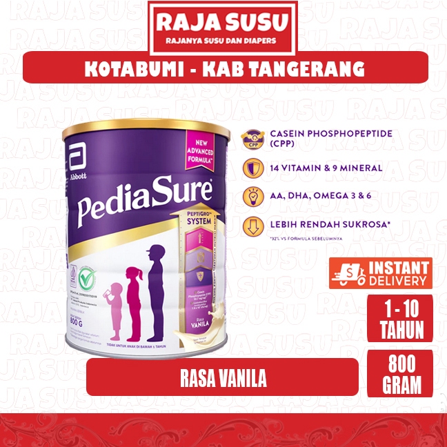 PEDIASURE VANILA 800 GR - RAJA SUSU