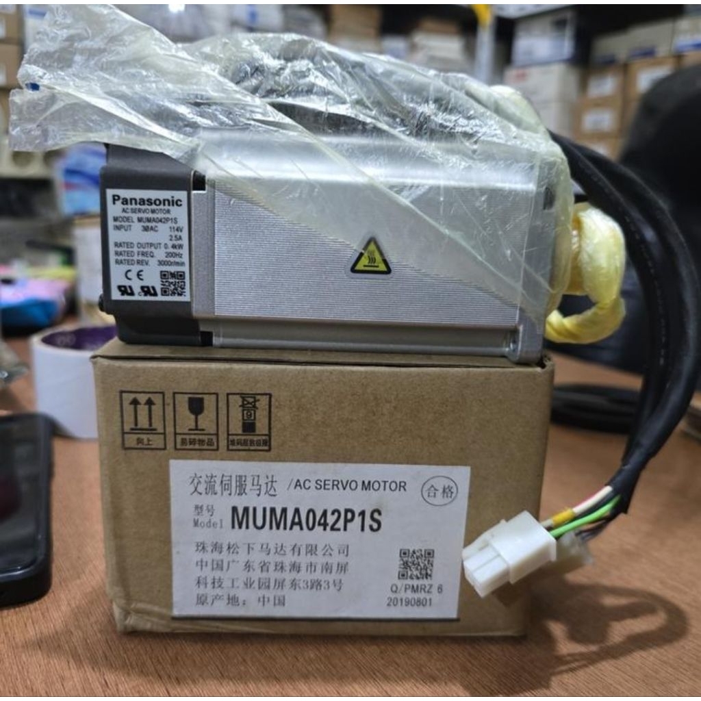 AC SERVO MOTOR PANASONIC MUMA042P1S/MUMA042P1S PANASONIC ORIGINAL