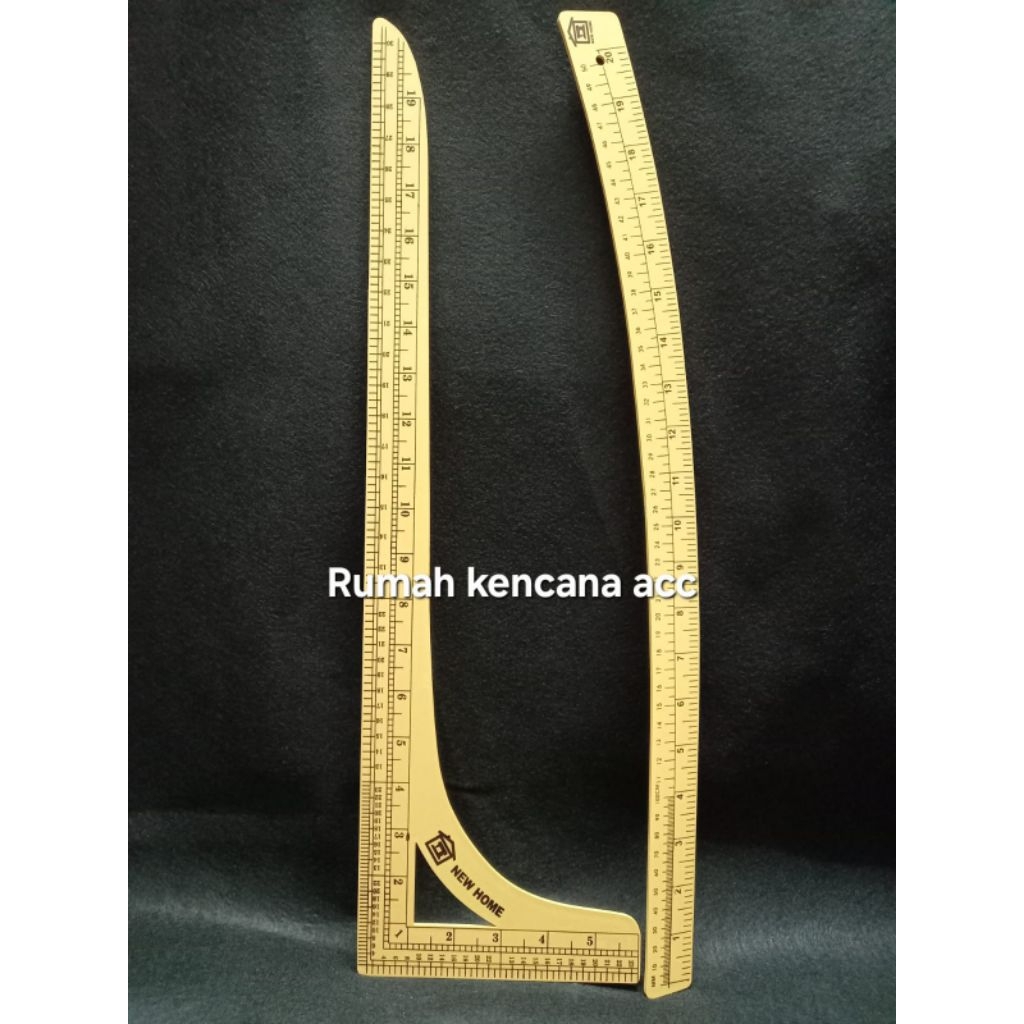 

Penggaris Pola Satuan & Lengkung 50cm