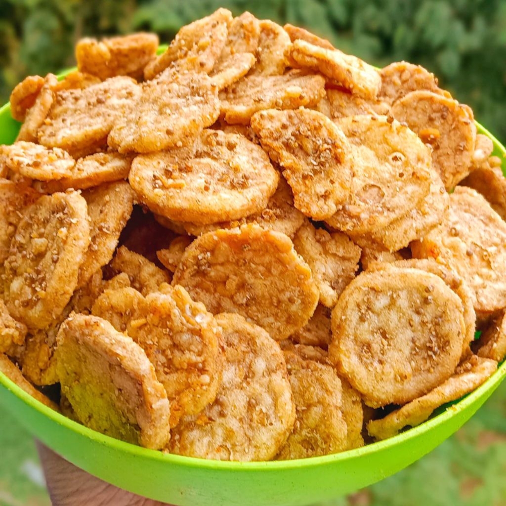 

keripik tempe rasa ketumbar 1kg | cemilan renyah murah kekininan