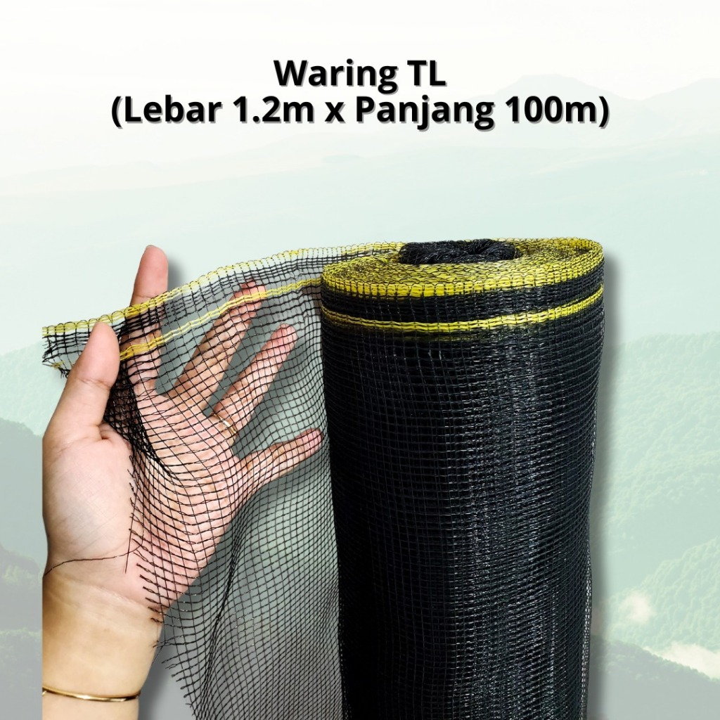 Jaring Waring TL Panjang 100m Lebar 1,2m-Jaring Waring Roll 100m-Waring Pagar Ayam Panjang 100m