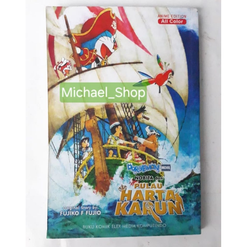 Komik BerWarna Doraemon Movie Nobita dan Pulau harta karun