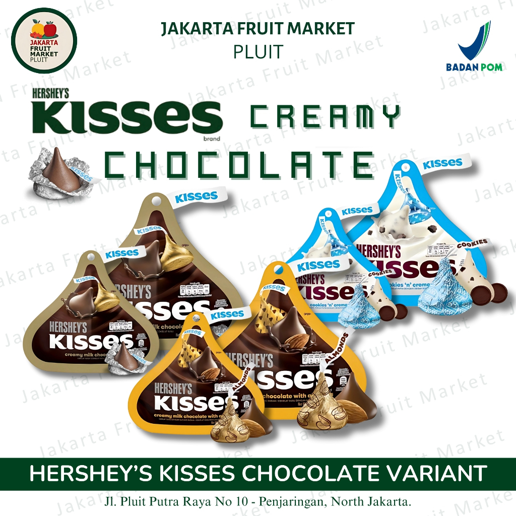 Hershey's Kisses Chocolate All Varian 36gr / Hershey Chocolate