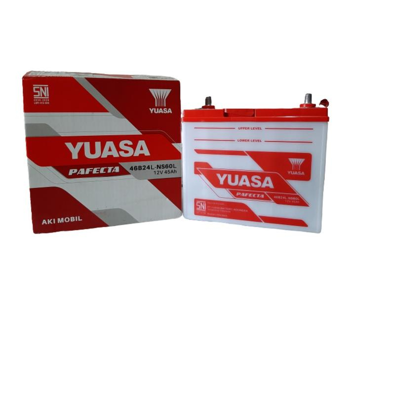 BATERAI YUASA NS60/46B24R  atau NS60L/46B24L