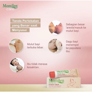 Momilen Nursing Cream 15gr Nipple Cream krim puting susu lecet Salep Luka Puting Busui Ibu Menyusui 
