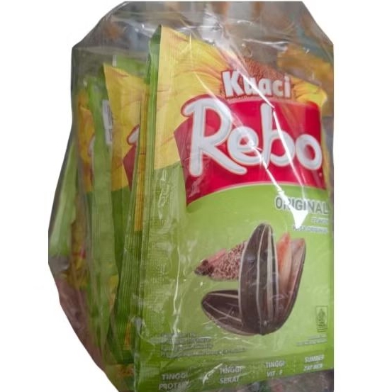 

Kuaci rebo 1 renteng isi 10 bungkus @ 10gr rasa original