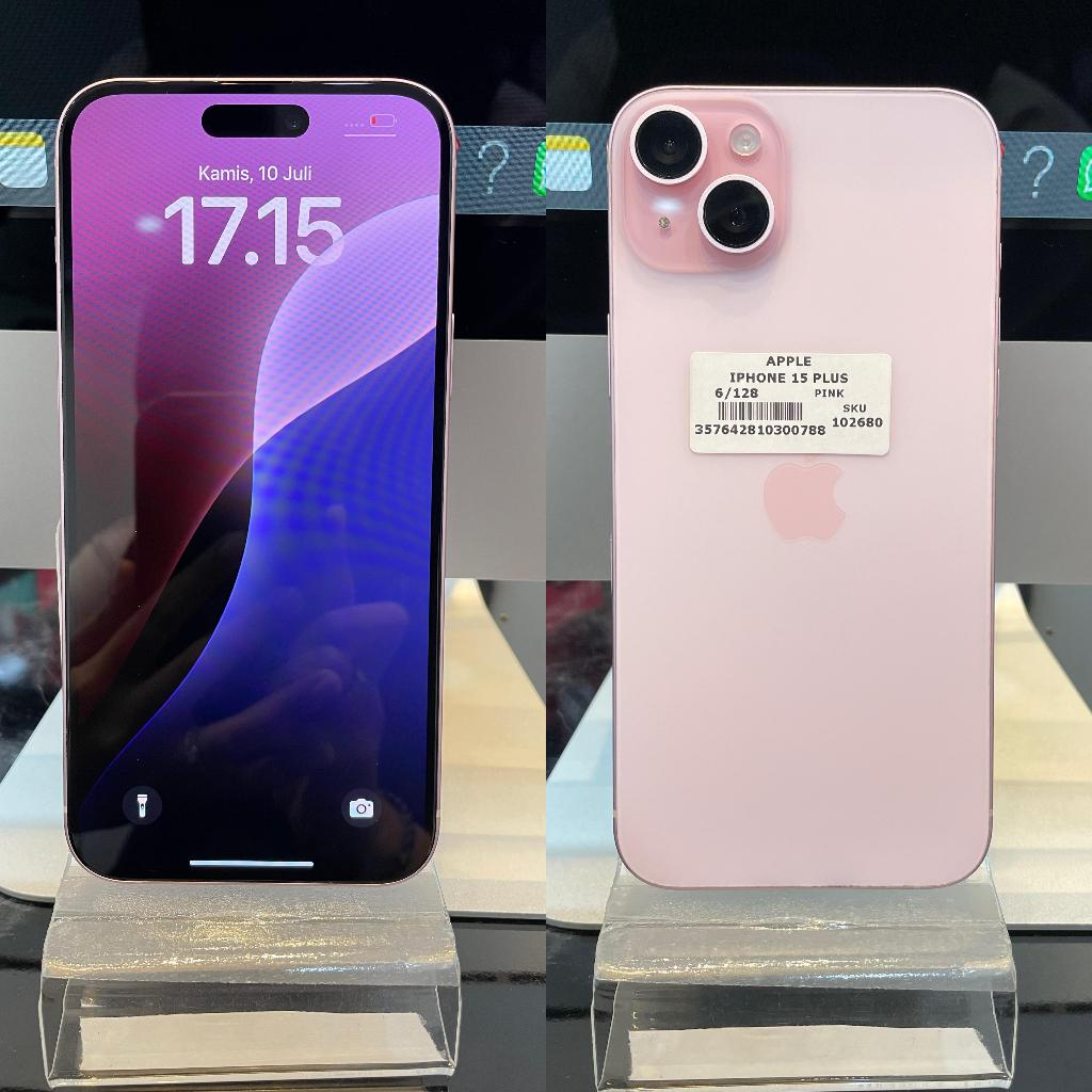 Handphone Hp iPhone 15 Plus 6/128GB Second
