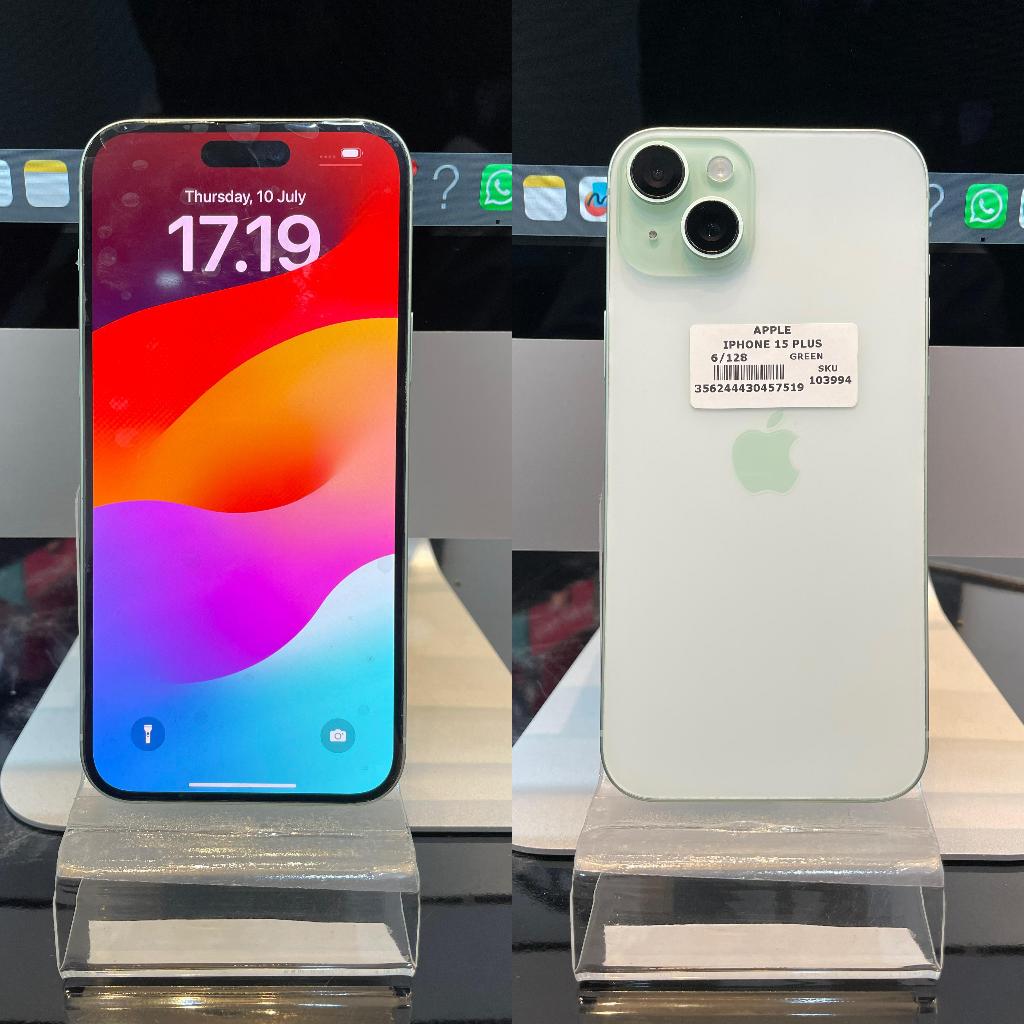 Handphone Hp iPhone 15 Plus 6/128GB Second