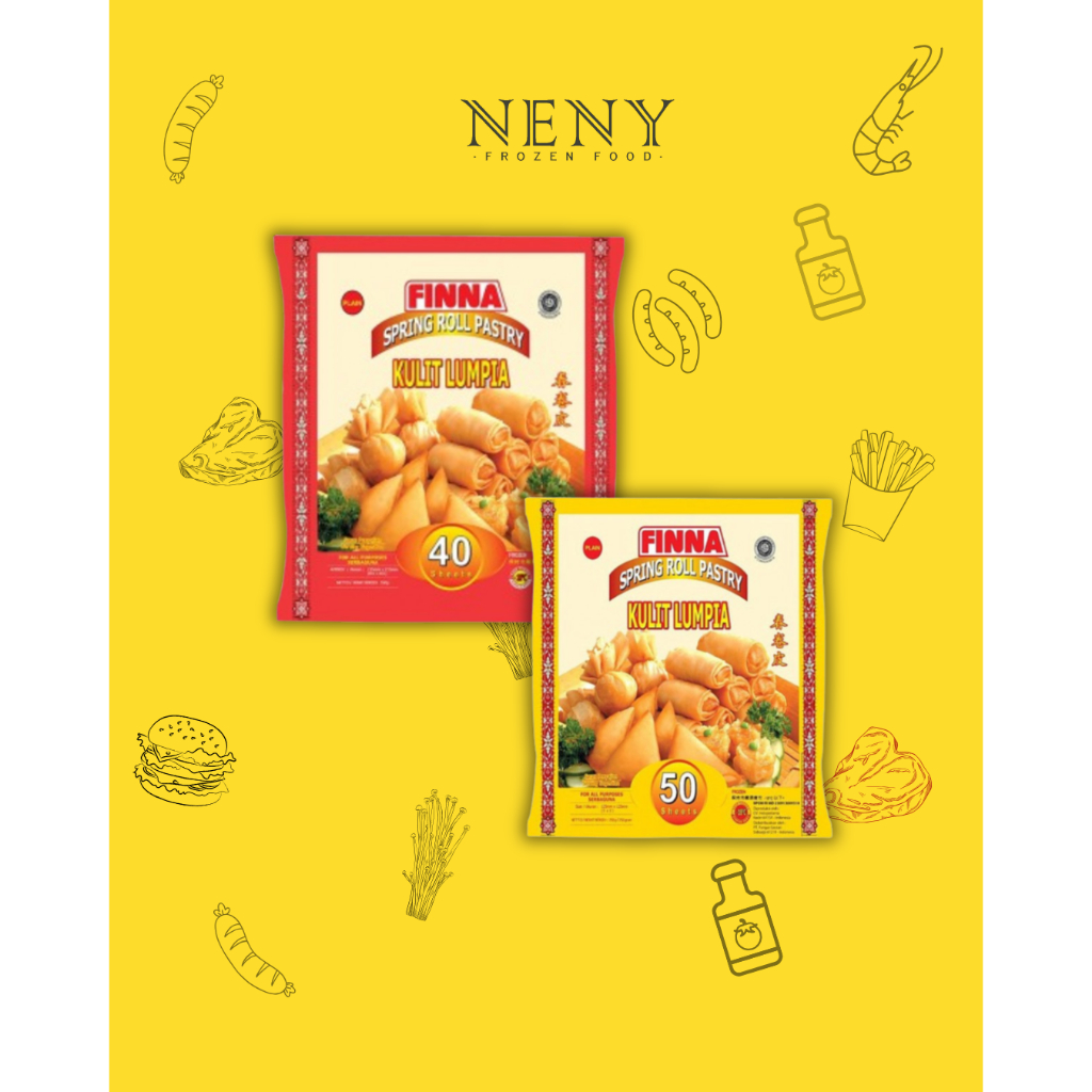 FINNA KULIT LUMPIA KECIL ISI 50 & KULIT LUMPIA BESAR ISI 40