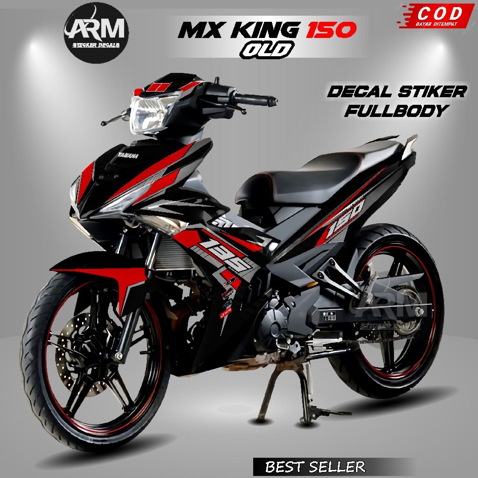 ARM Decal Stiker Motor MX KING 150 OLD Fullbody Variasi Costume Best Seller Bisa COD