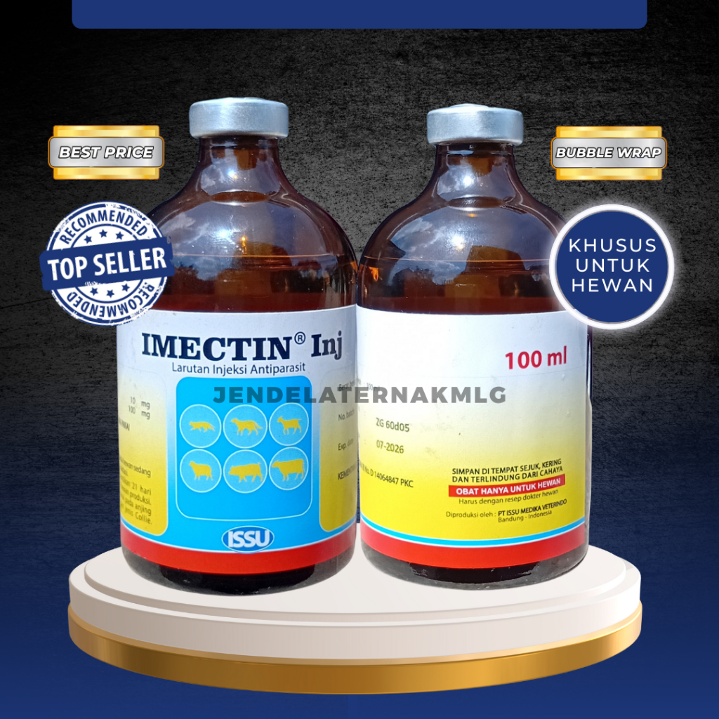 IMECTIN 100 ML - Untuk Ektoparasit Dan Endoparasi Like Ivomec Super Dan Intermectin Super.