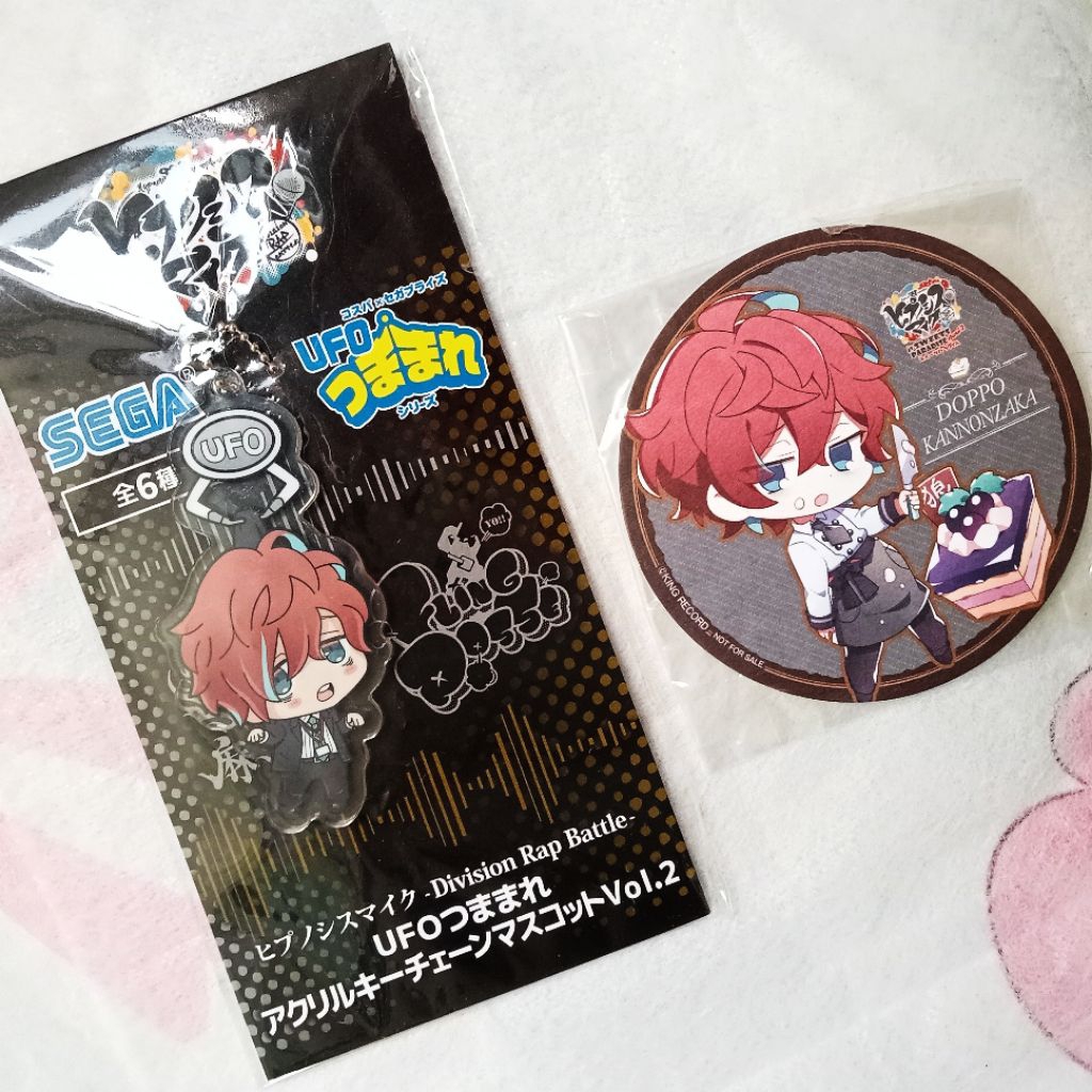 HYPNOSIS MIC Official Merch Hypmic Doppo Kannonzaka UFO Tsumamare Acrylic Keychain & Coaster