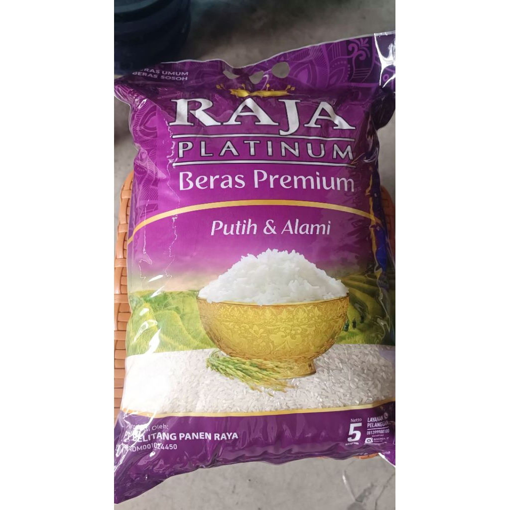 

Beras Raja Platinum 5kg Premium