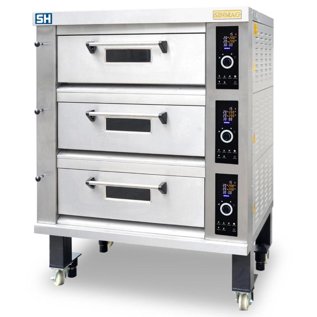 SINMAG SM-523H ELECTRIC DECK OVEN / OVEN ELECTRIC 3 DECK DENGAN 2 TRAY