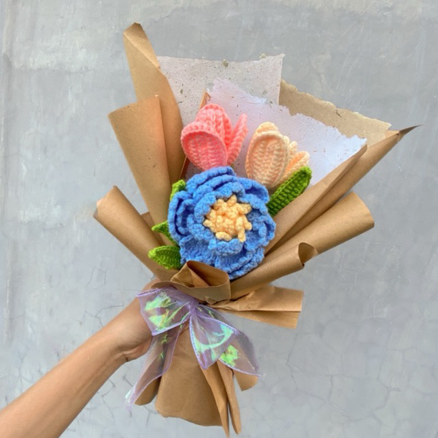 Crochet Flower Bouquet