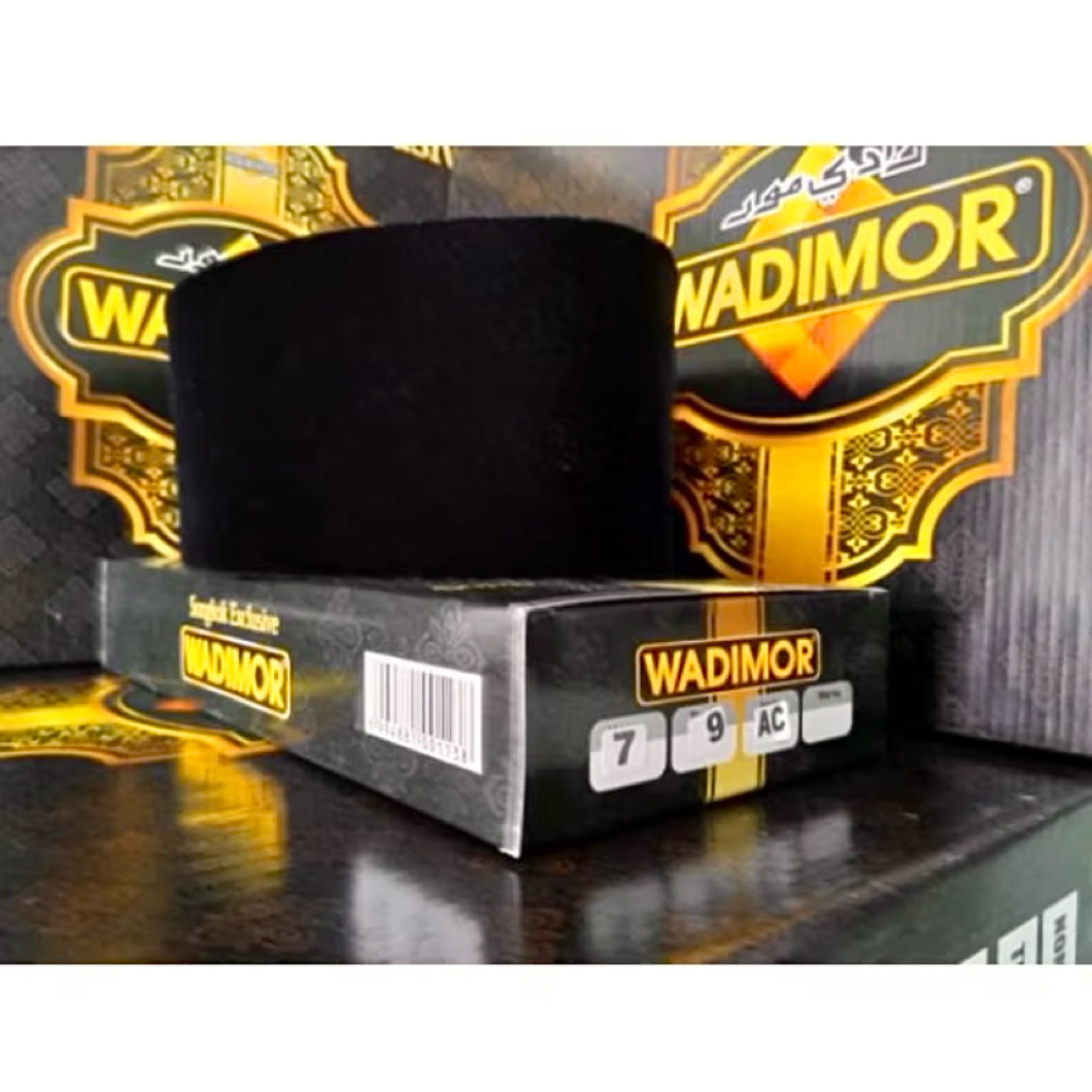 SONGKOK HITAM WADIMOR / SONGKOK BAGUS / PECI WADIMOR / PECI DEWASA WADIMOR / SONGKOK DEWASA